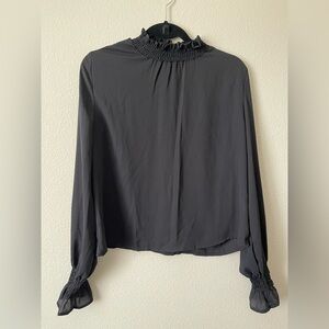 Mock Neck Blouse Shein Lg